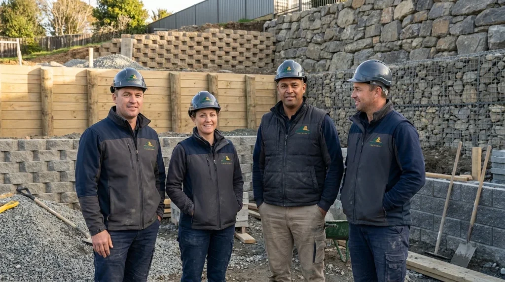 Retaining Walls Hastings - Team Composite